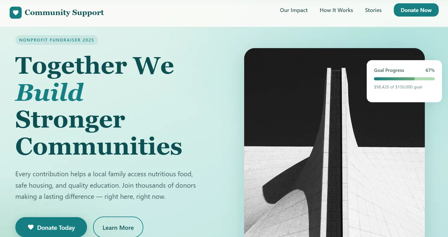 Fundraiser – Community Support (Nonprofit & Charity)