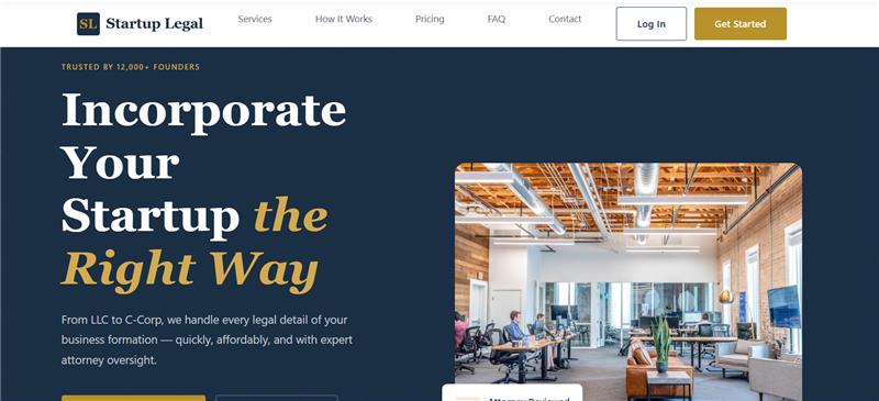 Startup Legal – Incorporation Help (Legal Services)