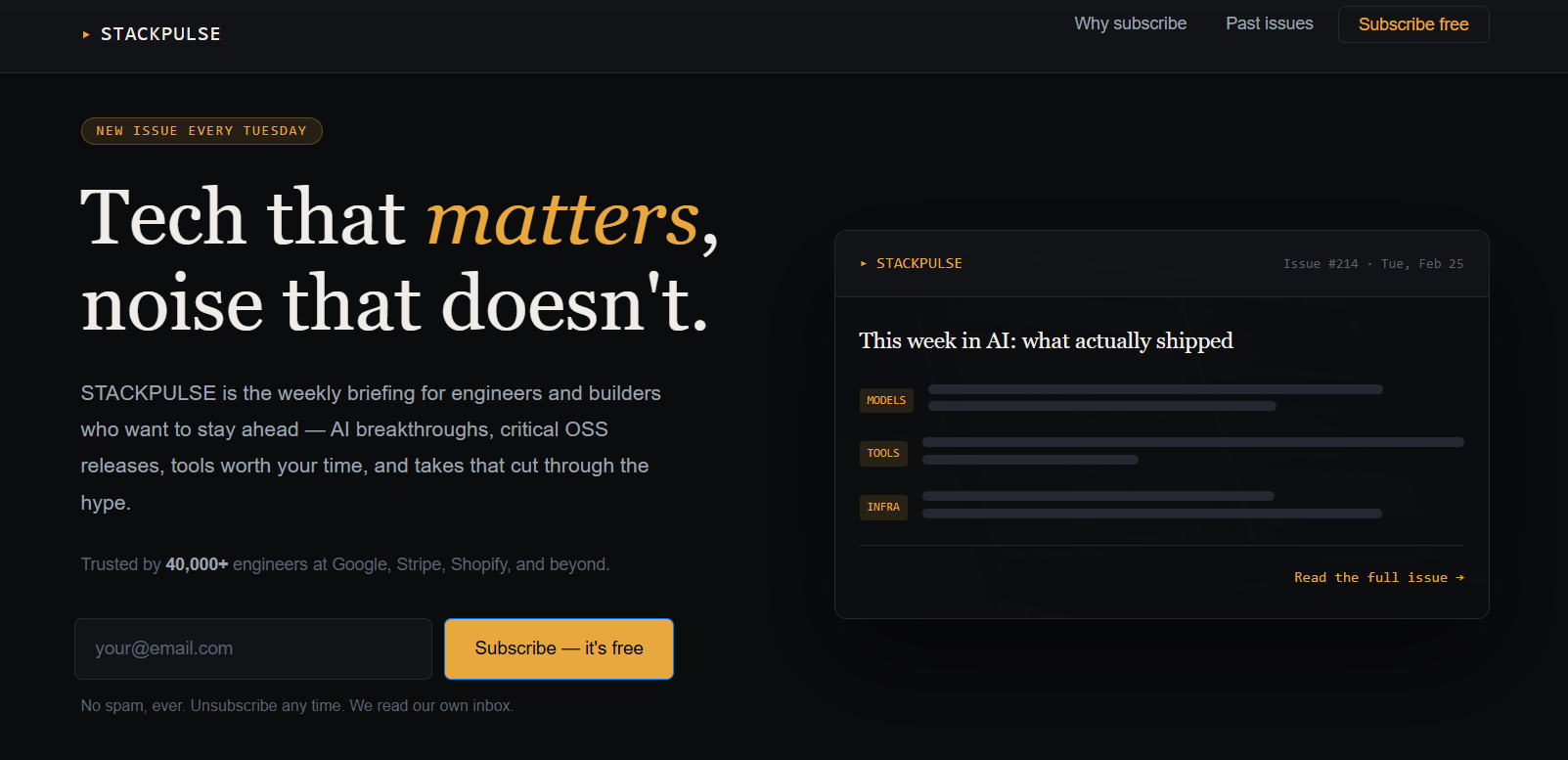 Weekly Tech Newsletter