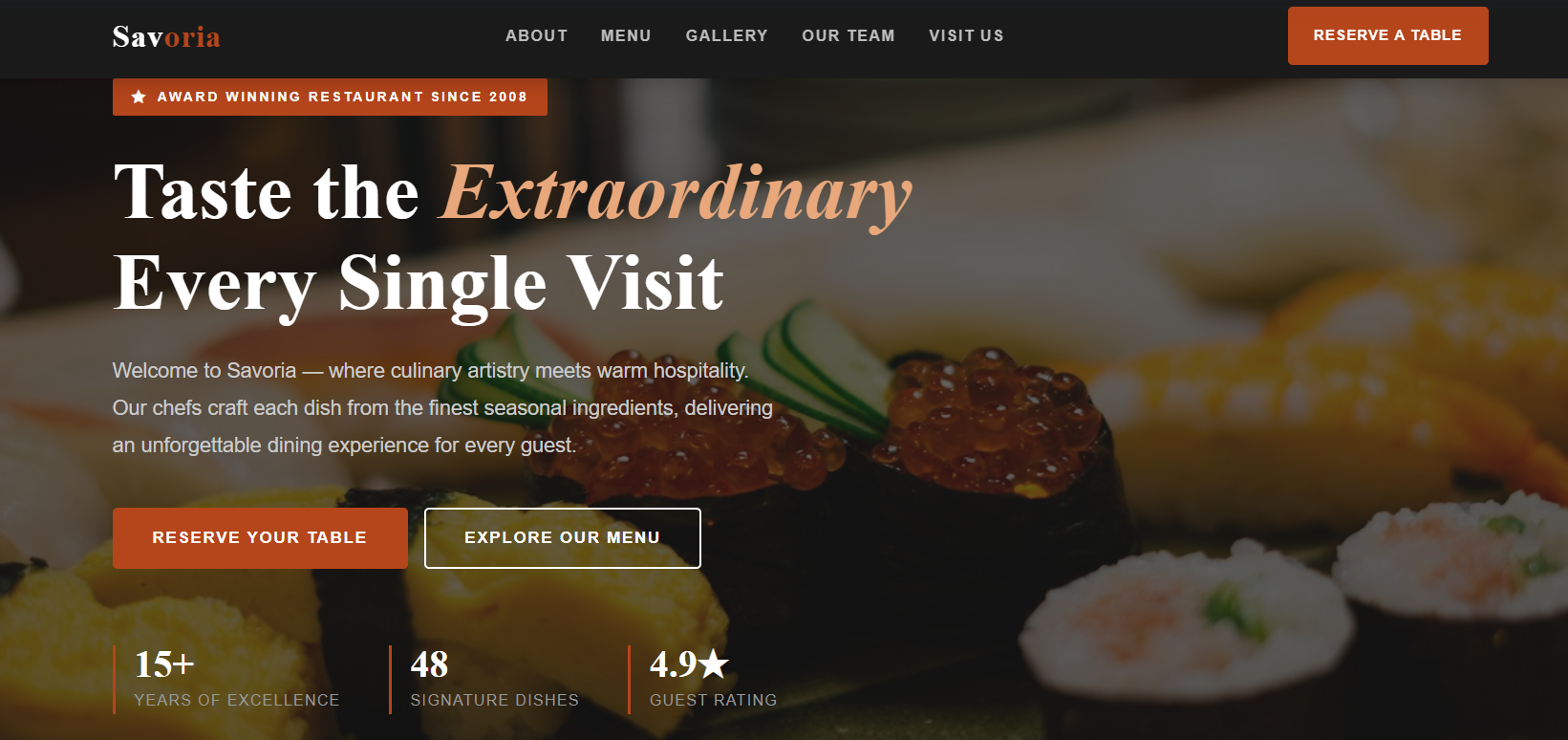 Café Launch – New Menu Teaser (Restaurant & Hospitality)