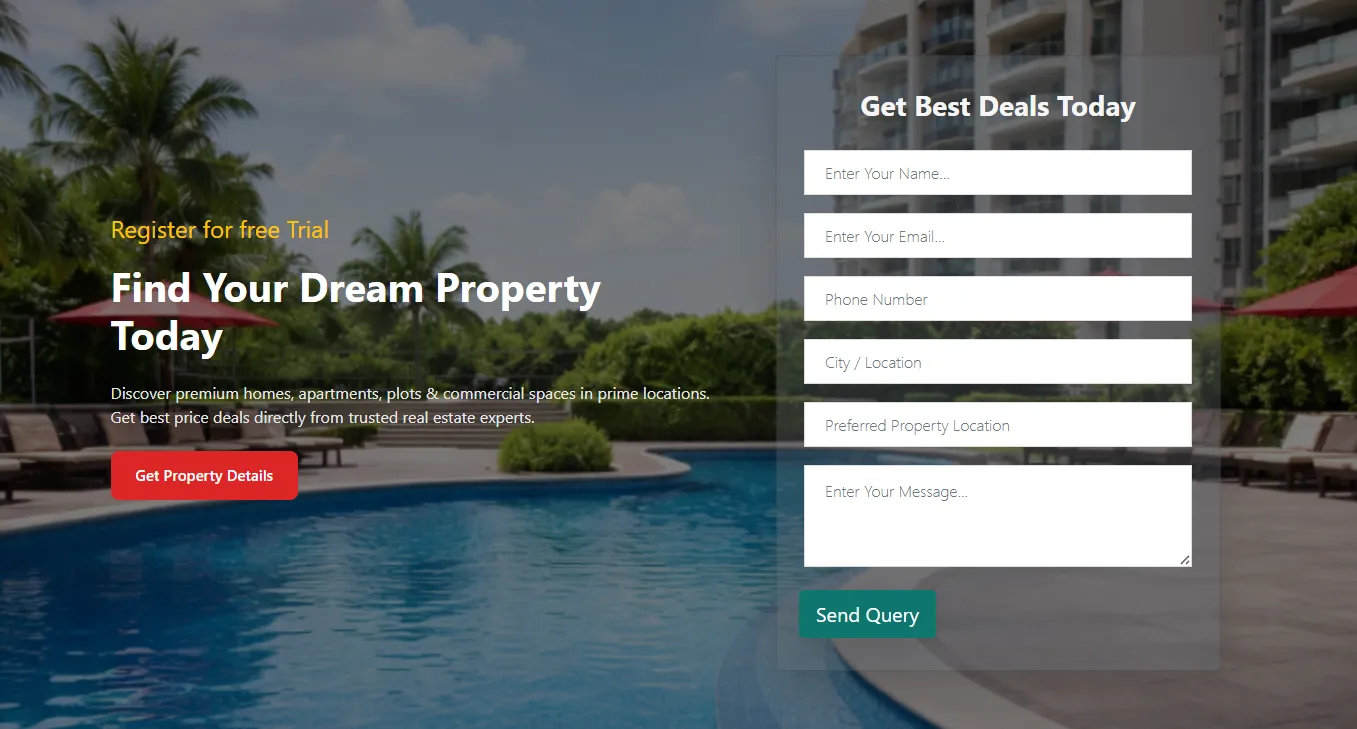 Real Estate Lead Form