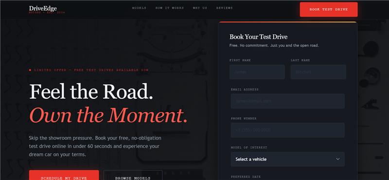 Car Deal – Test Drive Lead (Automotive)