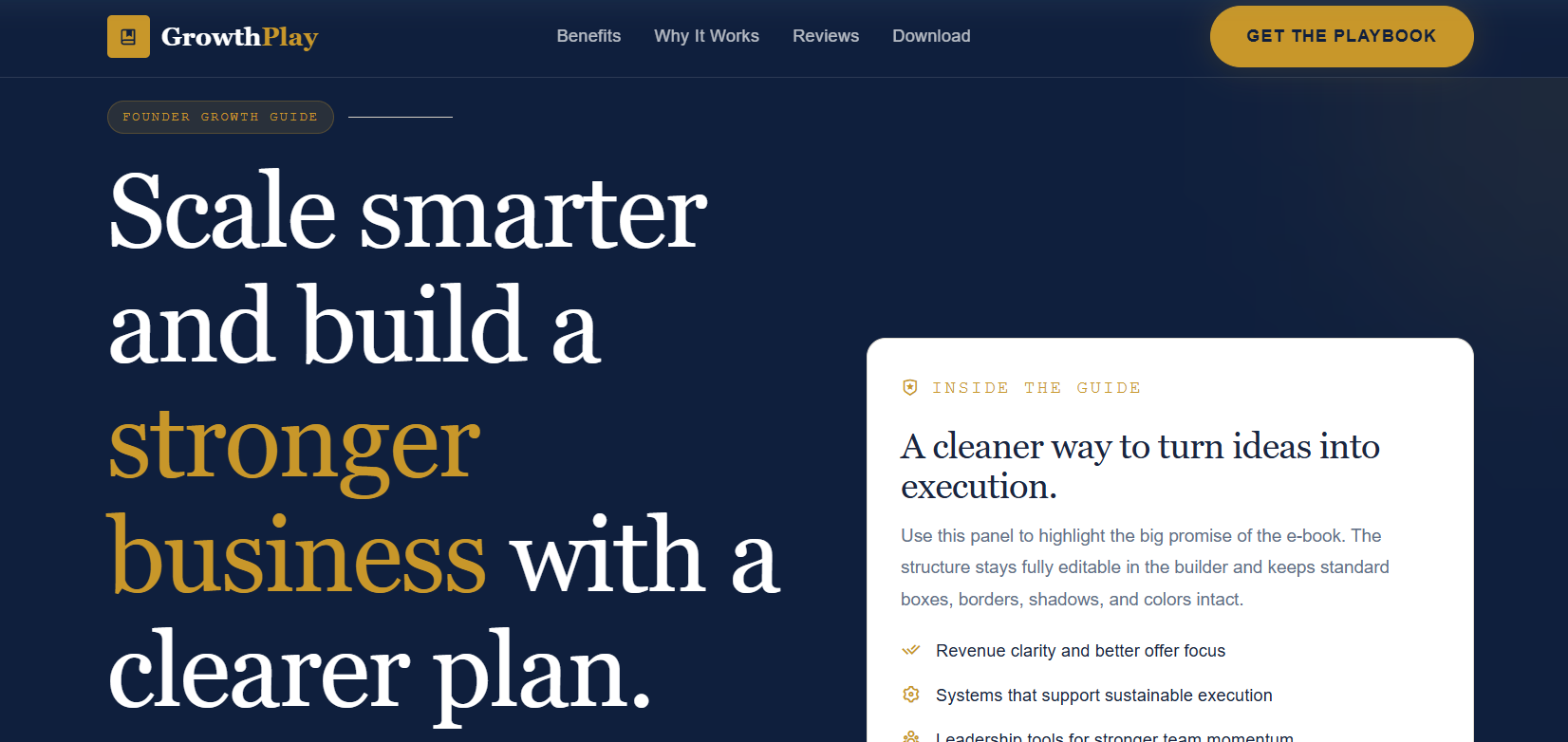 Business Growth Playbook