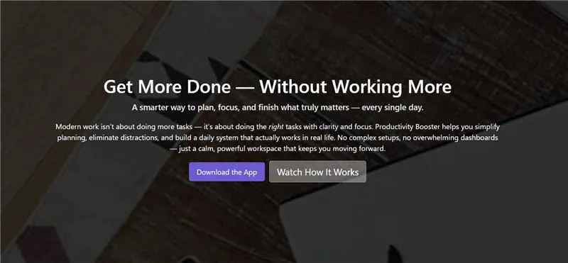 App Feature – Productivity Booster (Mobile App)