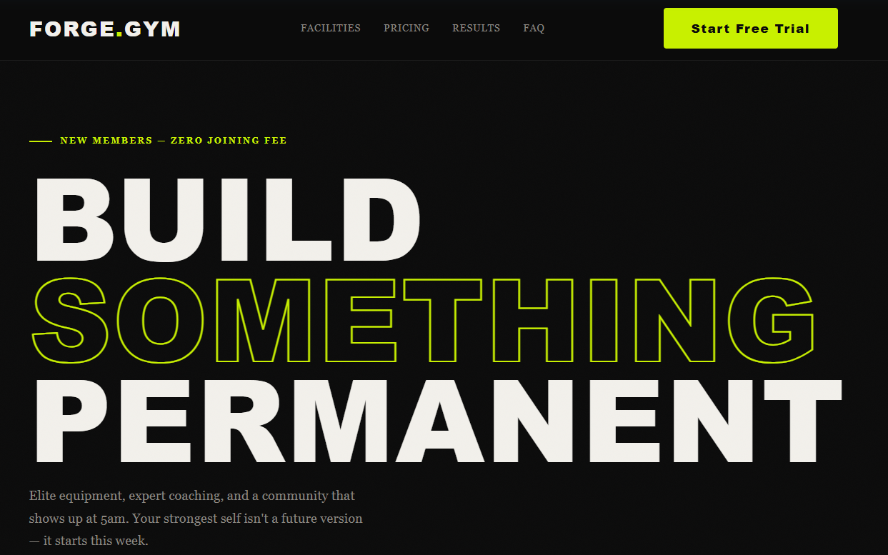 Gym Membership Signup